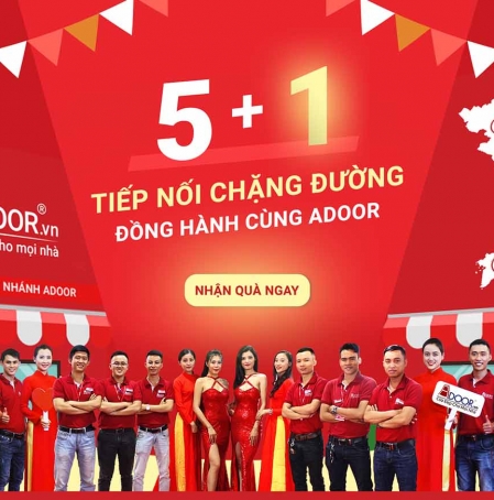 5 + 1 tiếp nối chặng đường đồng hành cùng Cửa đẹp Adoor